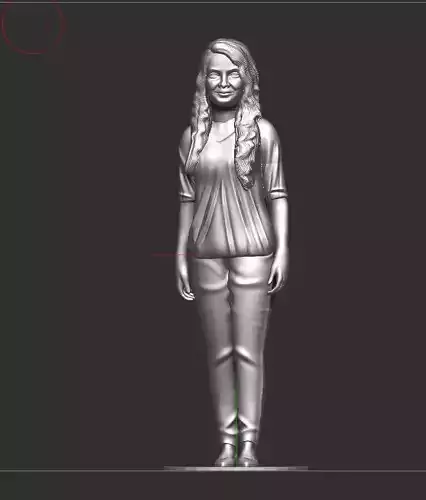 girl model woman 3D print model