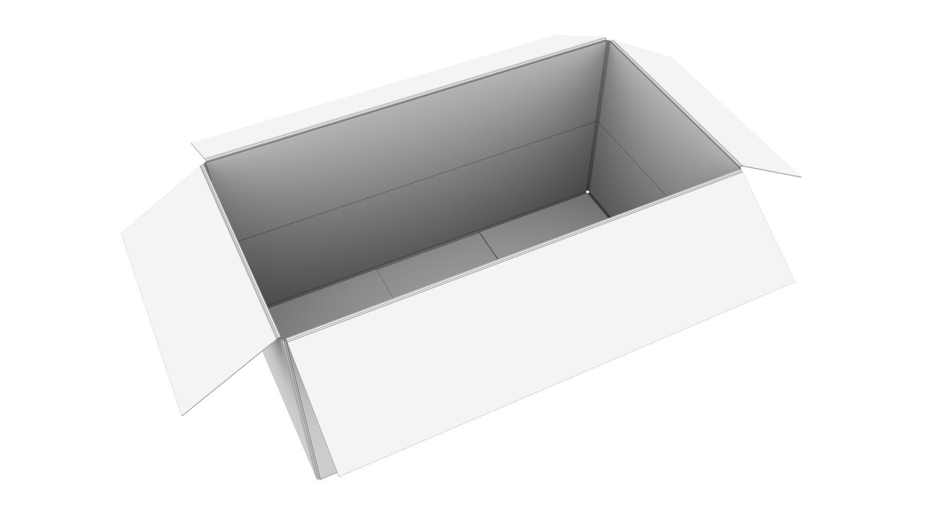 Cardboard box 19 3D model_10