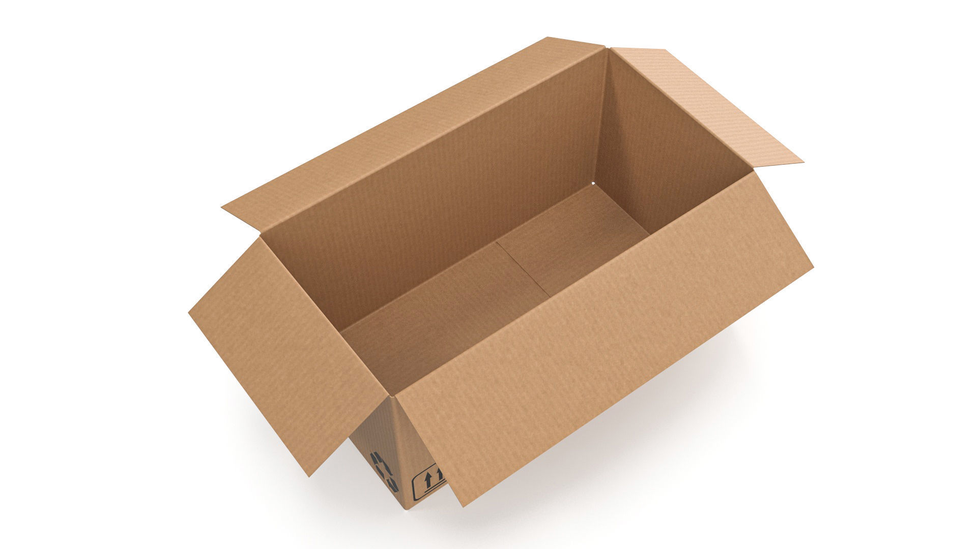 Cardboard box 19 3D model_6