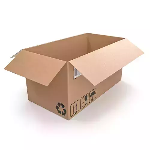 Cardboard box 19 3D model