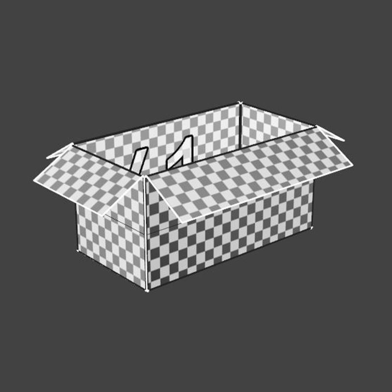 Cardboard box 19 3D model_17
