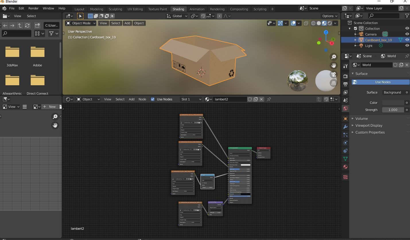 Cardboard box 19 3D model_16