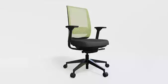 Chair  - desk chair - office chair - reply Steelcase chair  3D model