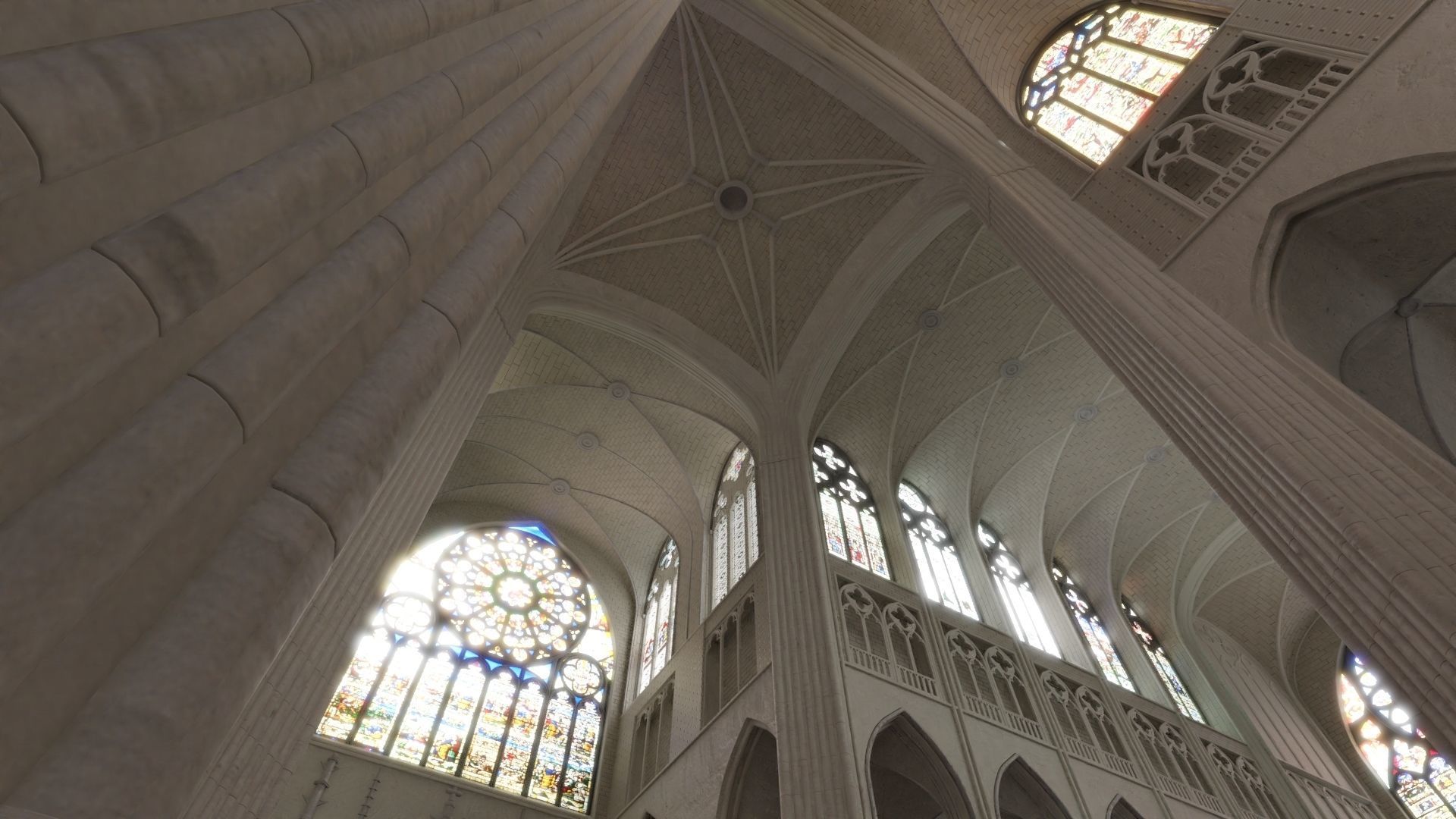 French Cathedral 3D model_7