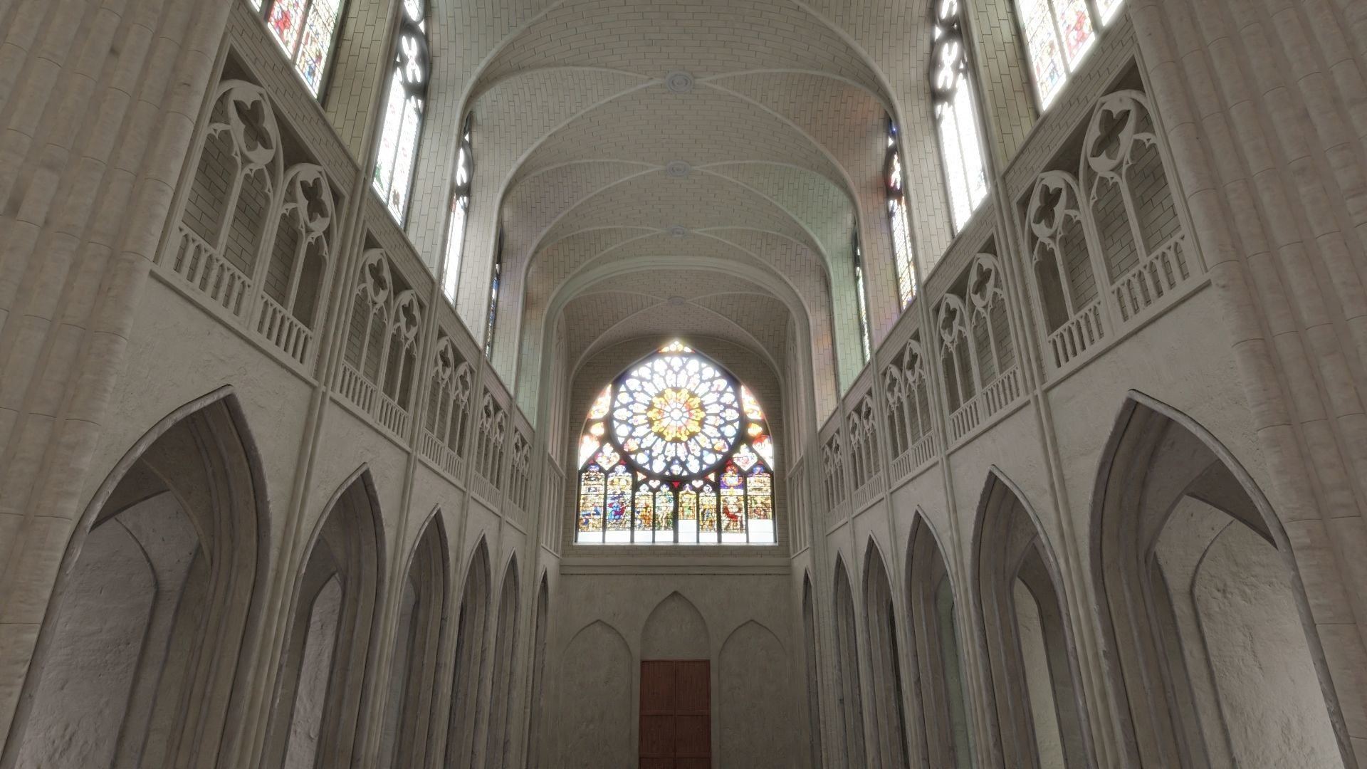 French Cathedral 3D model_6