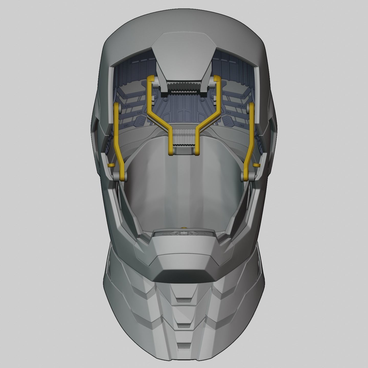 Ironman Mk 46 47 Helmet 3D Printable Model with Interior Details 3D print model_24
