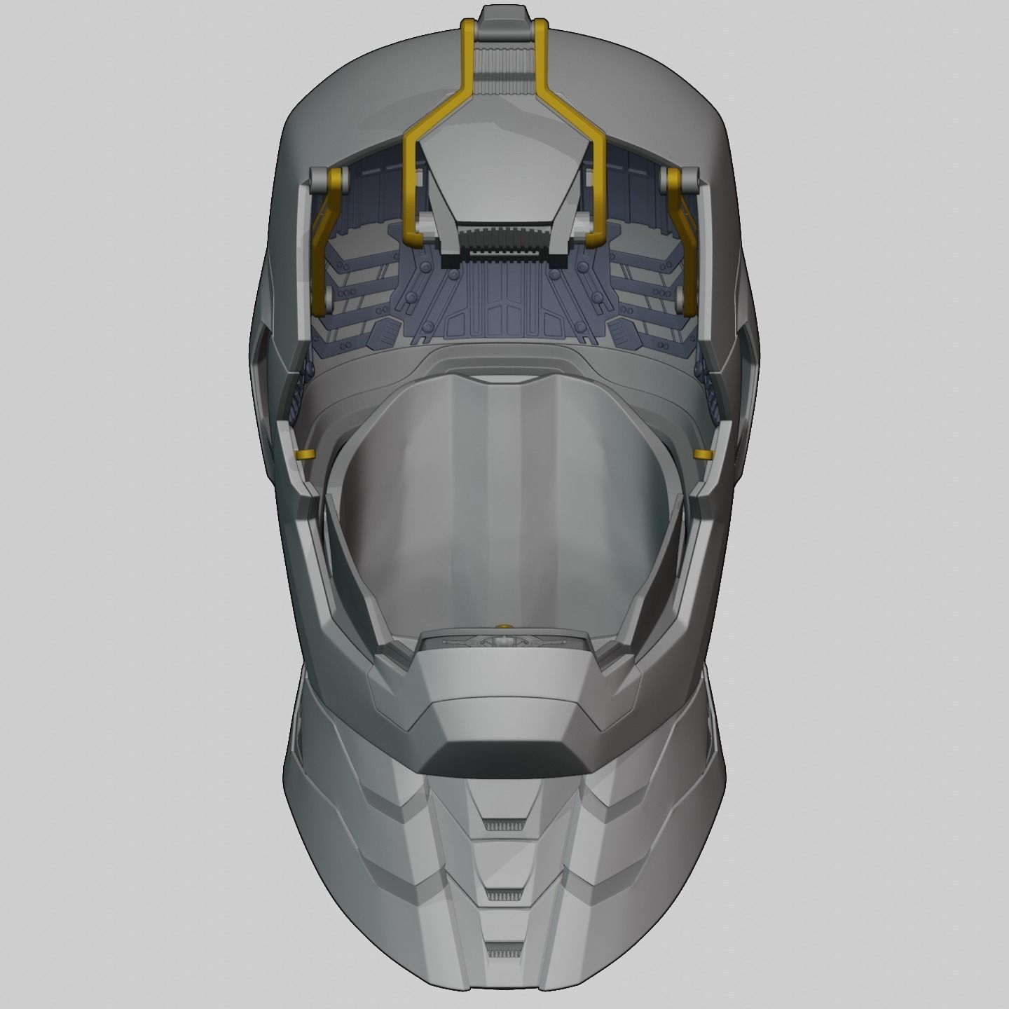 Ironman Mk 46 47 Helmet 3D Printable Model with Interior Details 3D print model_30