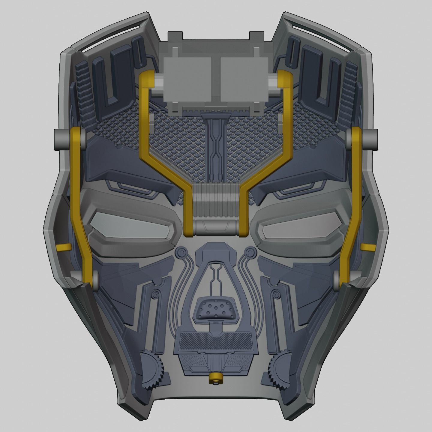 Ironman Mk 46 47 Helmet 3D Printable Model with Interior Details 3D print model_47