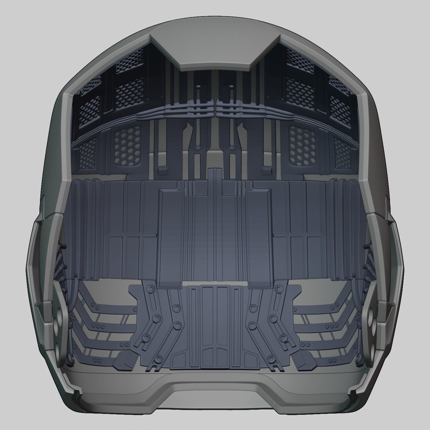 Ironman Mk 46 47 Helmet 3D Printable Model with Interior Details 3D print model_35