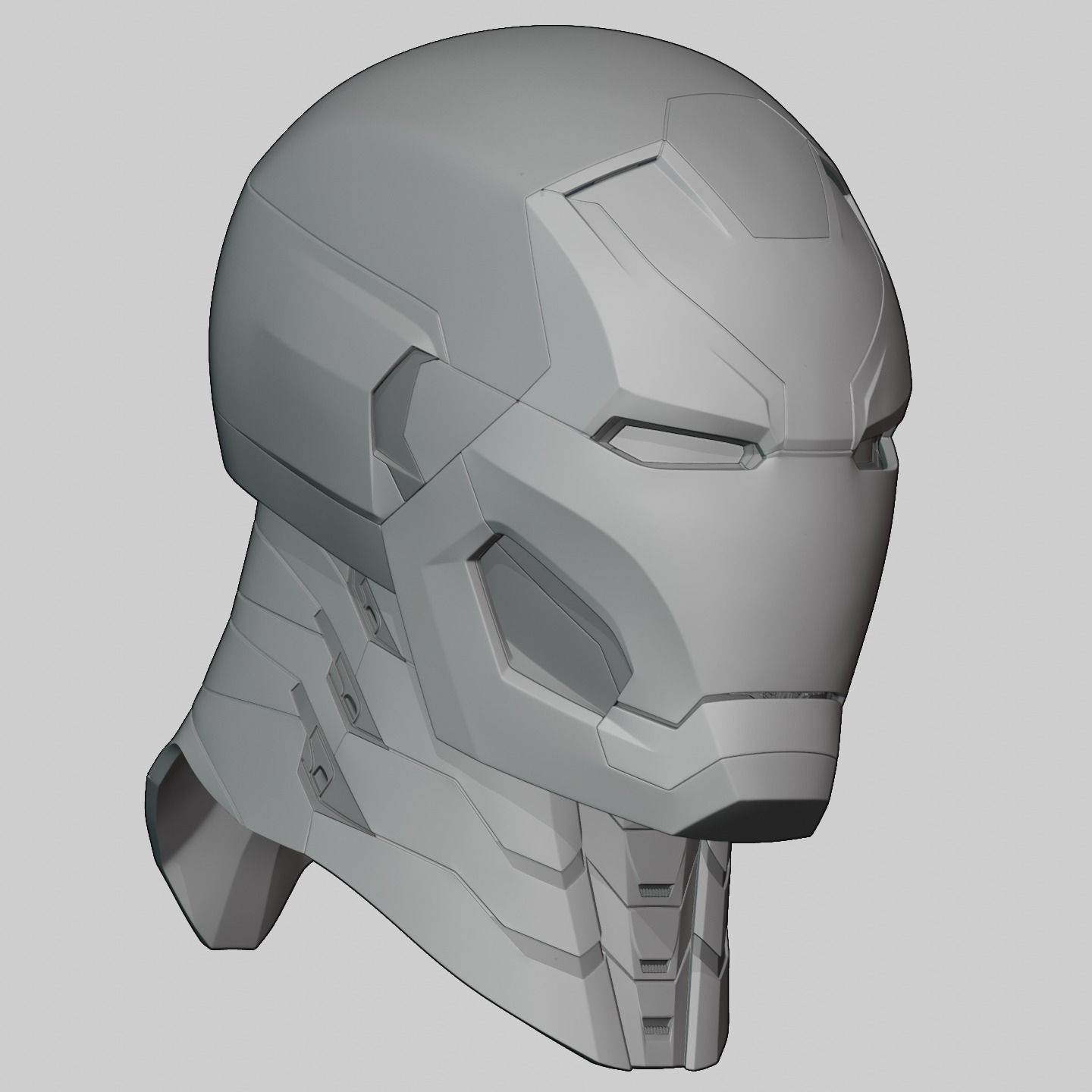 Ironman Mk 46 47 Helmet 3D Printable Model with Interior Details 3D print model_23
