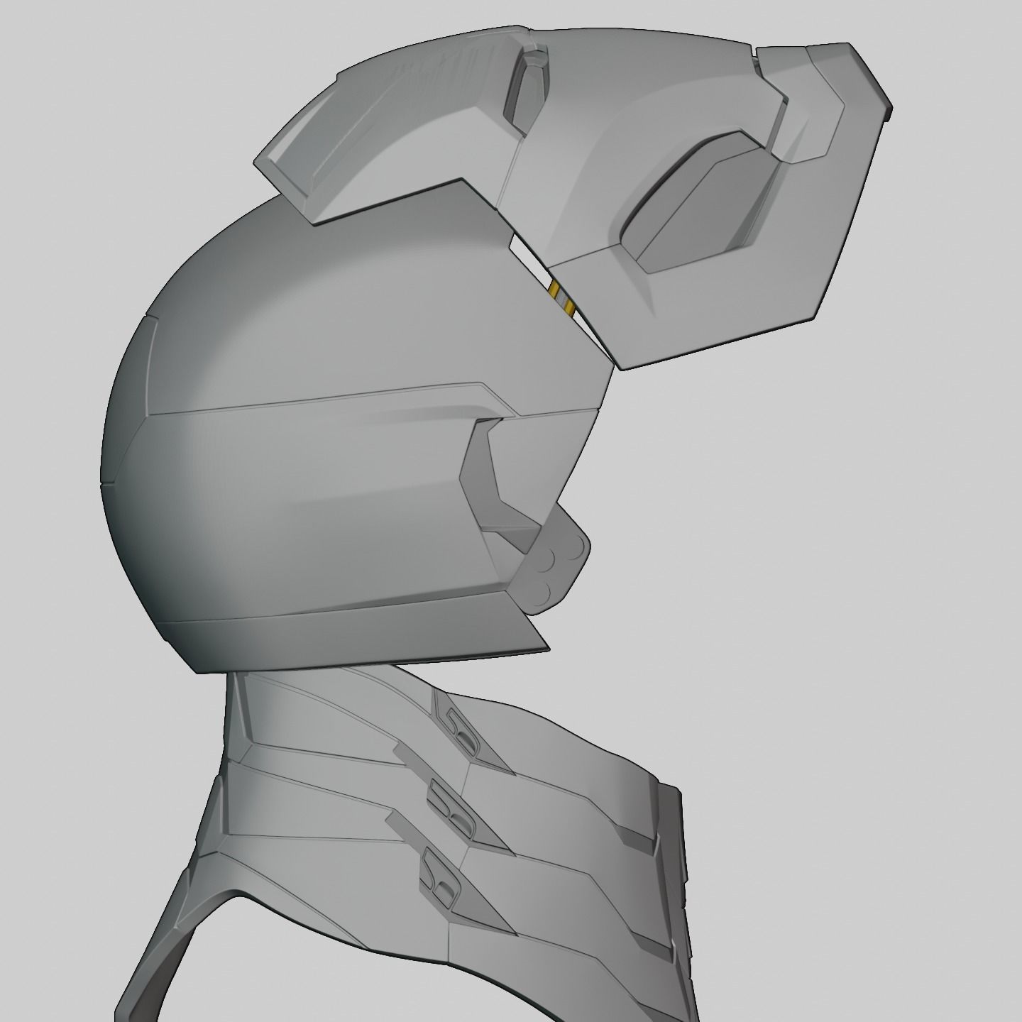 Ironman Mk 46 47 Helmet 3D Printable Model with Interior Details 3D print model_36