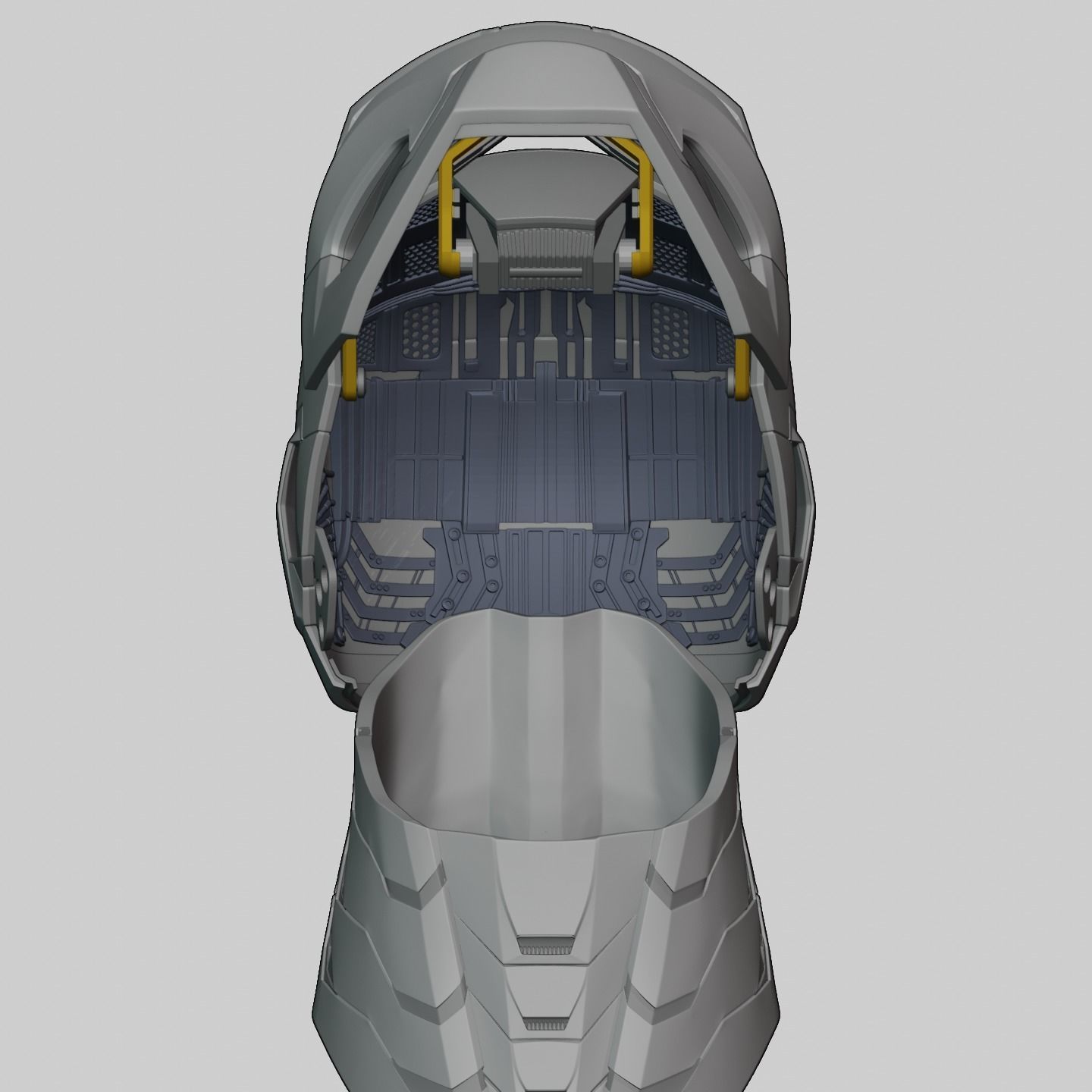 Ironman Mk 46 47 Helmet 3D Printable Model with Interior Details 3D print model_32