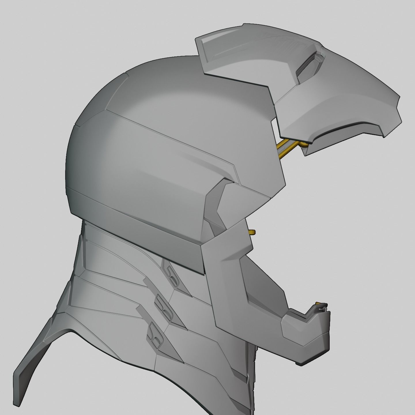 Ironman Mk 46 47 Helmet 3D Printable Model with Interior Details 3D print model_27