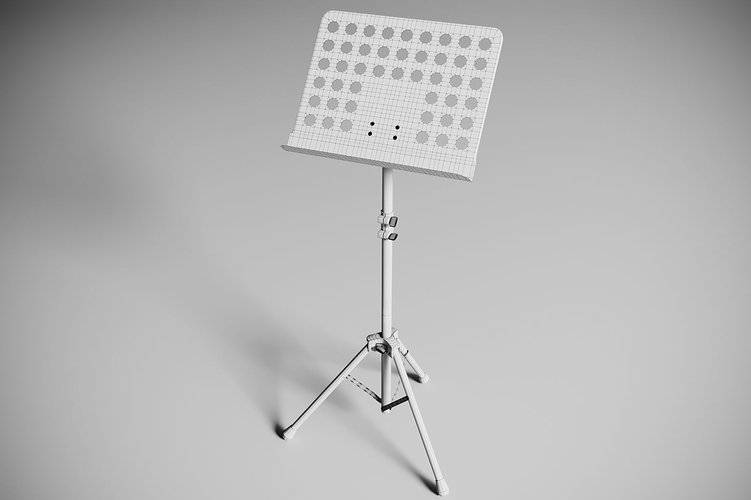 Music stand  3D model_2