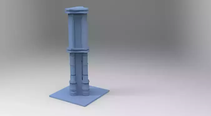 Greek Pillar Unique 3D model