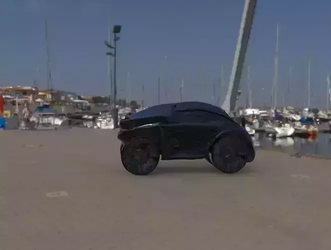 Future Bike Sc-Fi 3D model