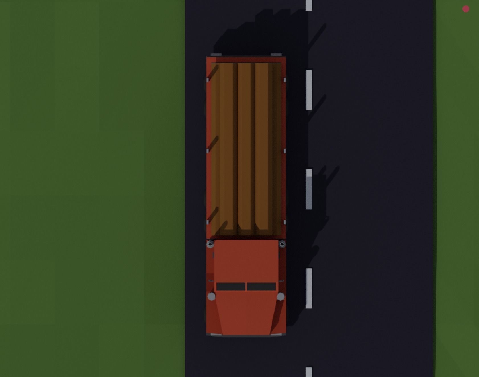 LOW POLY ASSET LOGGING TRUCK MODEL - LOWPOLYGONAL Low-poly 3D model_7