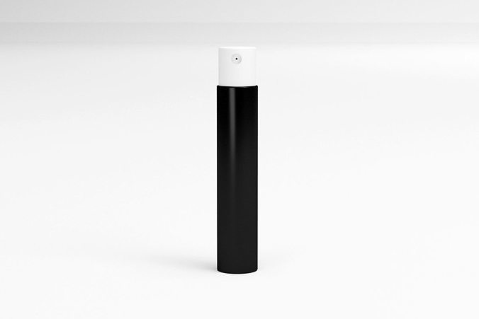 Sample perfume bottle vial spray Low-poly 3D model
