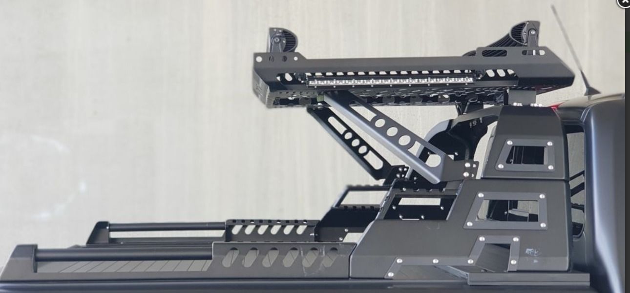 118 Scale Norev X class Truck Bed Rack and Roll Bar 3D print model_1