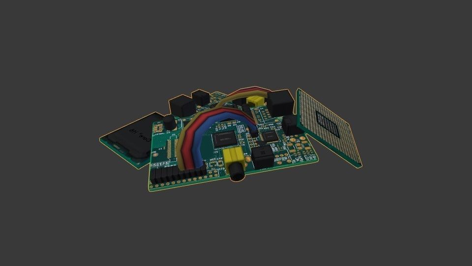 Rust Tech Trash free 3D model CGTrader