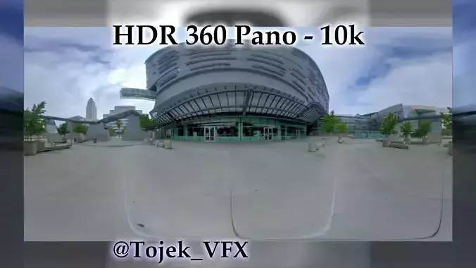 HDR 360 Panorama - DTLA - 01 California Dept of Transportation Texture
