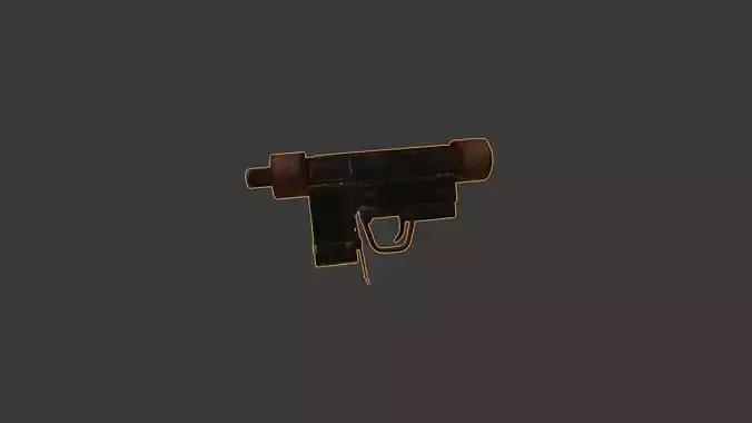 Rust - SMG Body Free 3D model