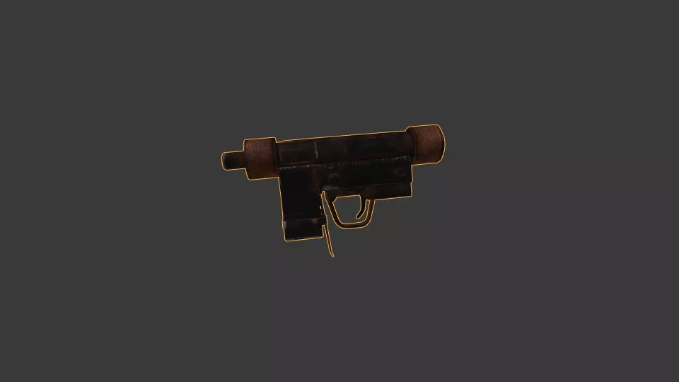 Rust - SMG Body Free 3D model_0