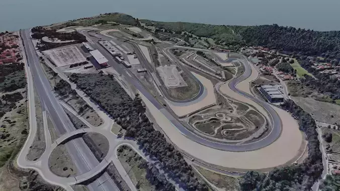 Estoril Racing Circuit 3D model