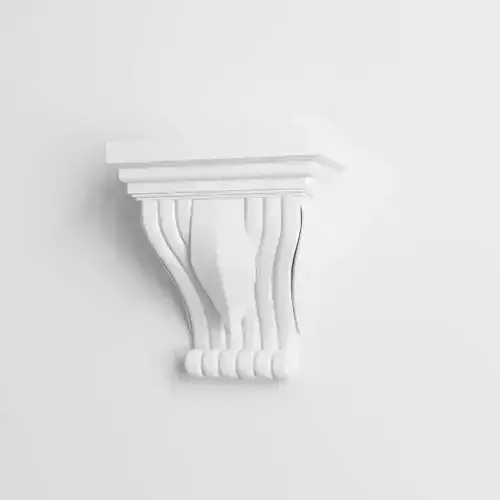 White Floating Shelf