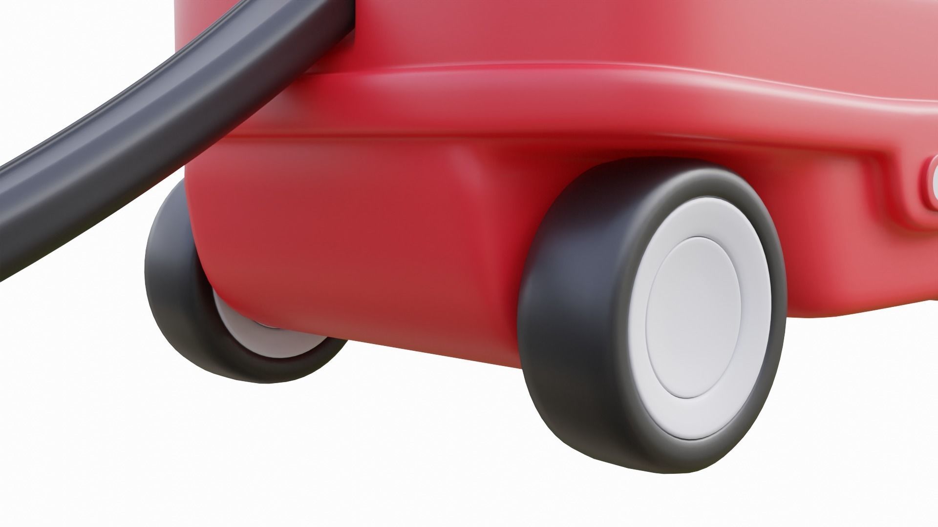 Kids Wagon Low-poly 3D model_8