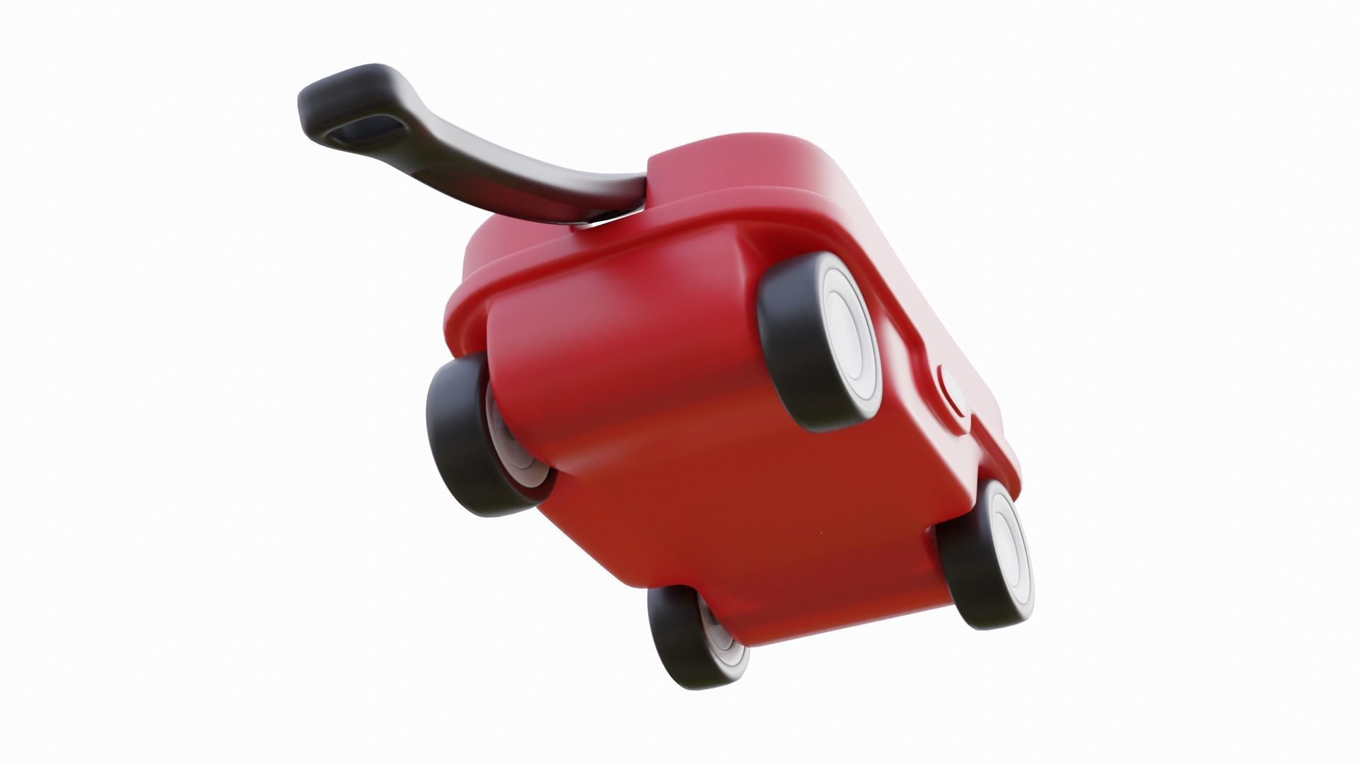 Kids Wagon Low-poly 3D model_13