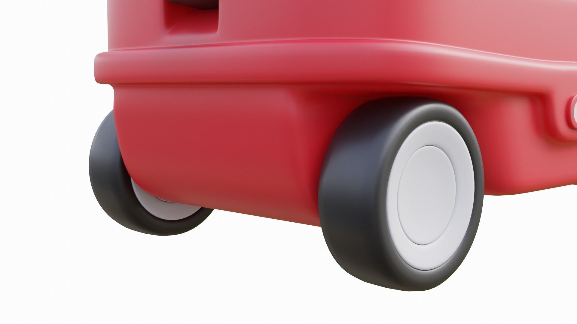 Kids Wagon Low-poly 3D model_12