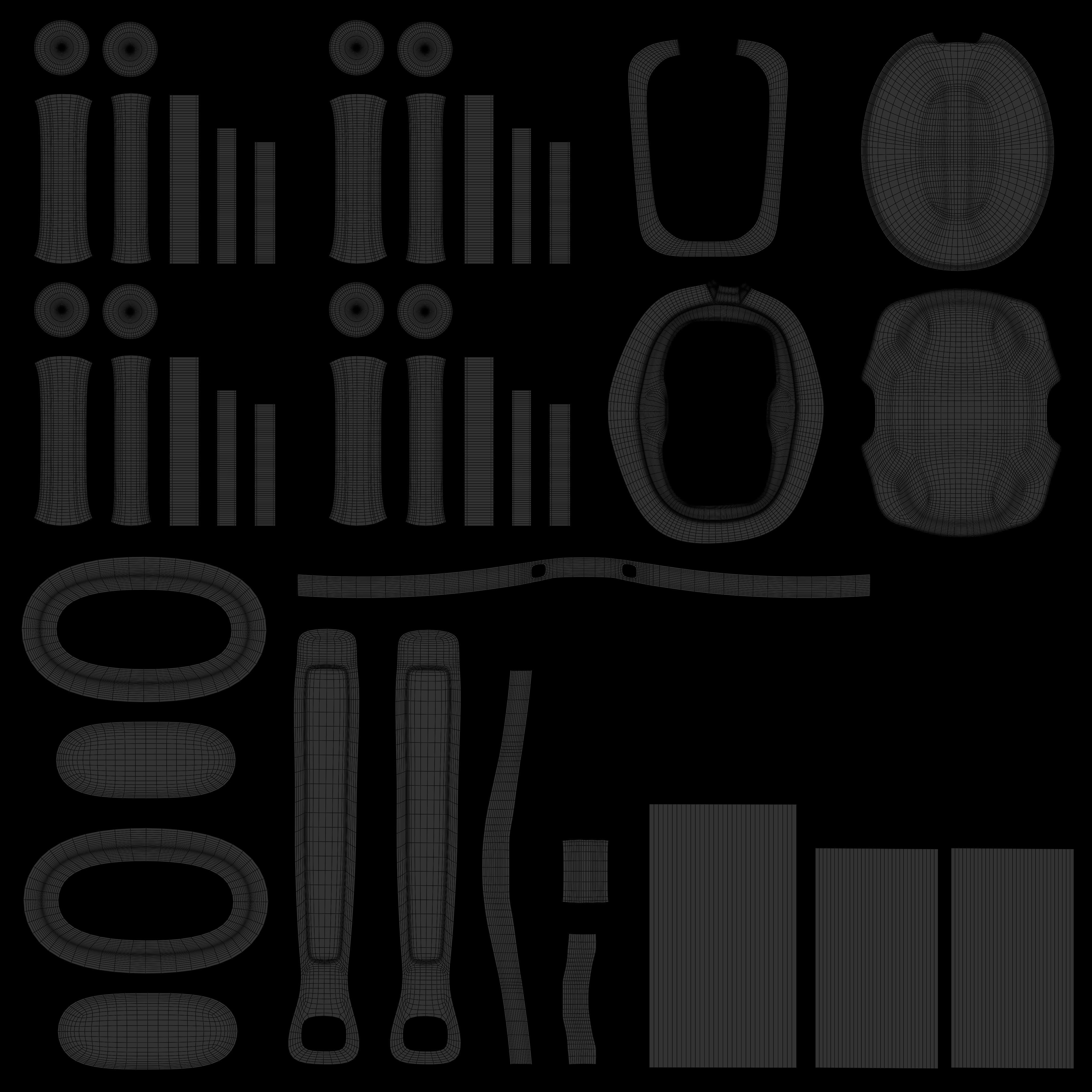 Kids Wagon Low-poly 3D model_22