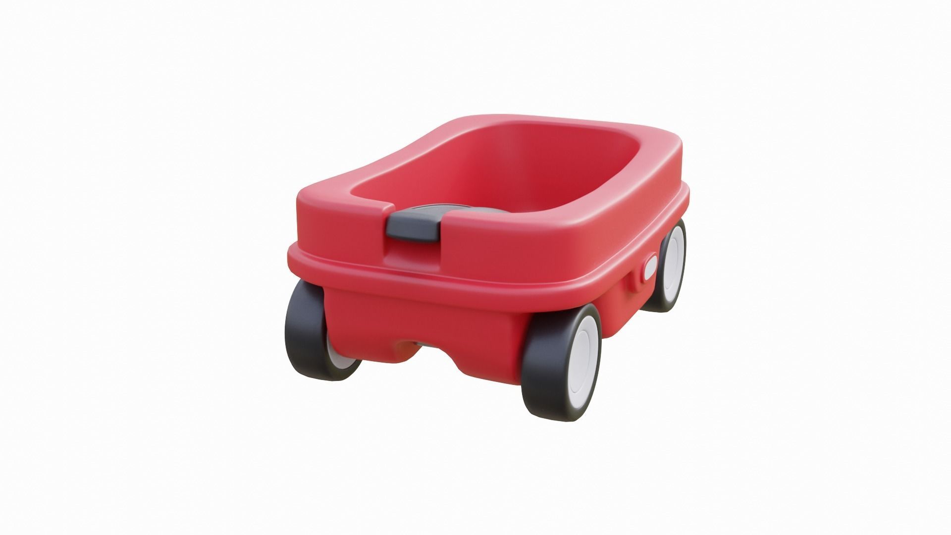 Kids Wagon Version 2 Low-poly 3D model_11