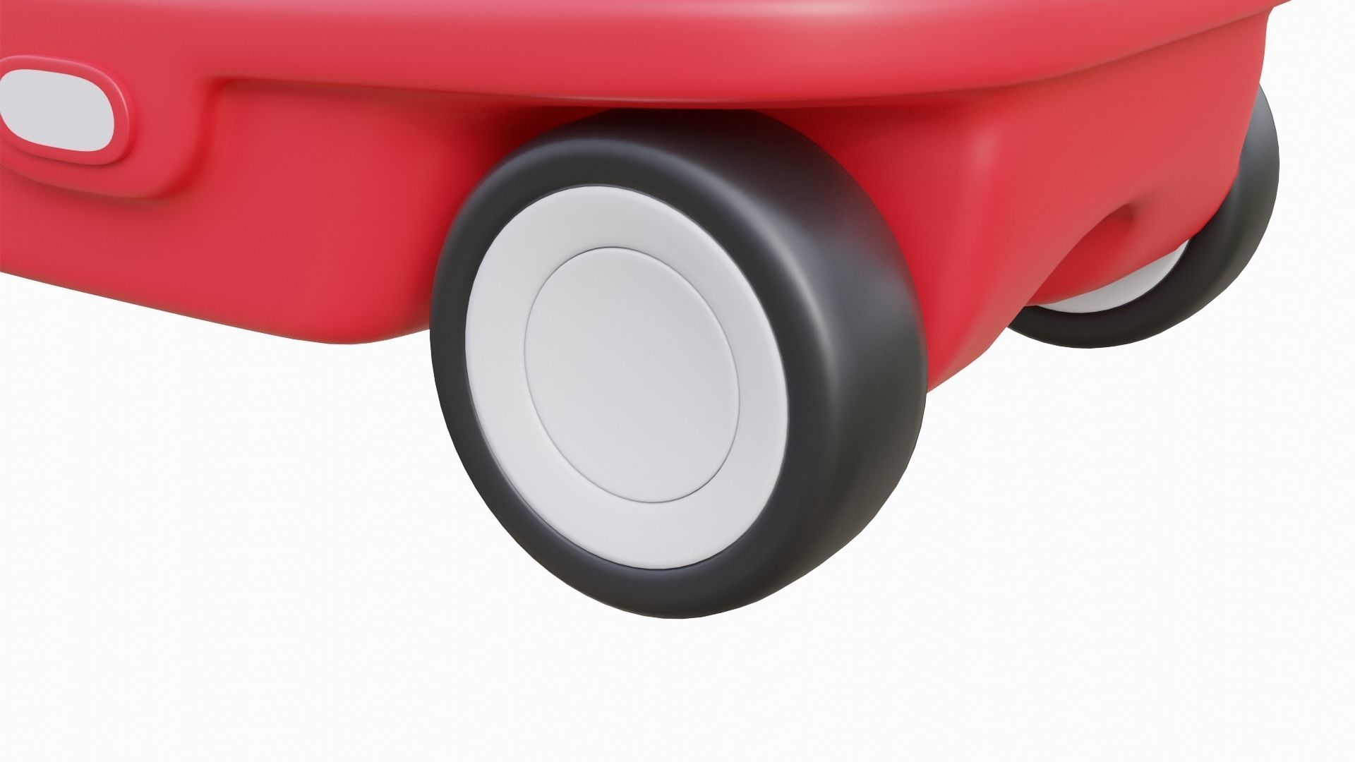 Kids Wagon Version 2 Low-poly 3D model_3