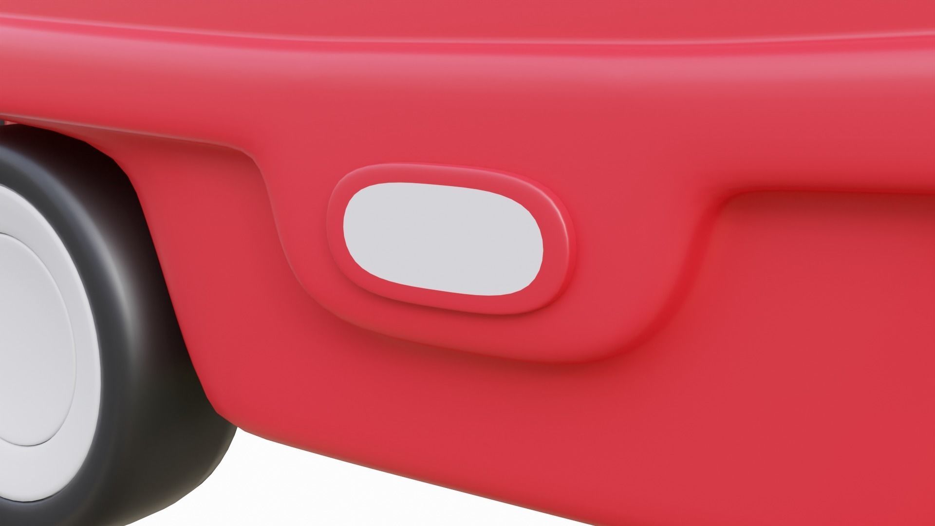 Kids Wagon Version 2 Low-poly 3D model_4