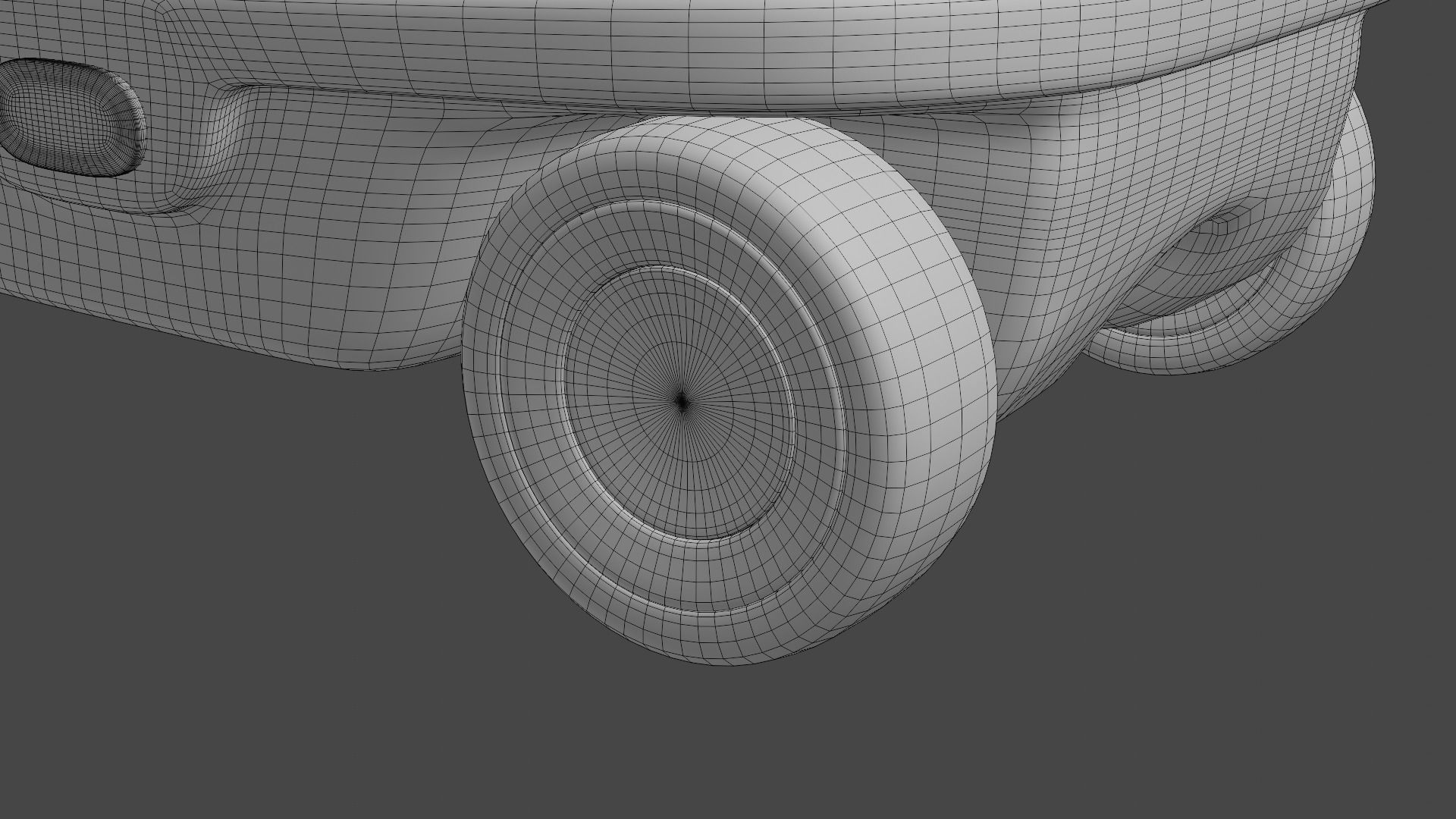 Kids Wagon Version 2 Low-poly 3D model_17