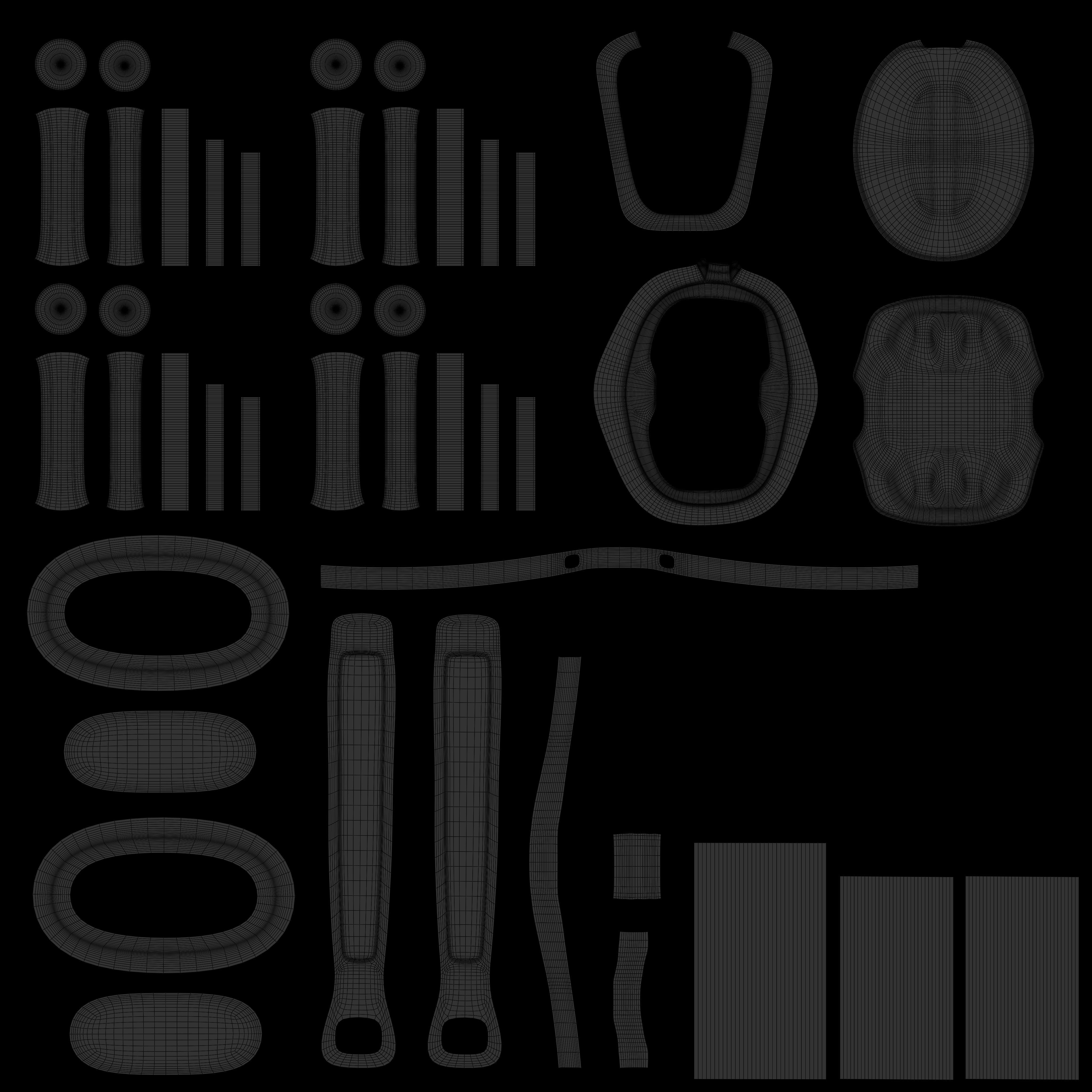 Kids Wagon Version 2 Low-poly 3D model_26