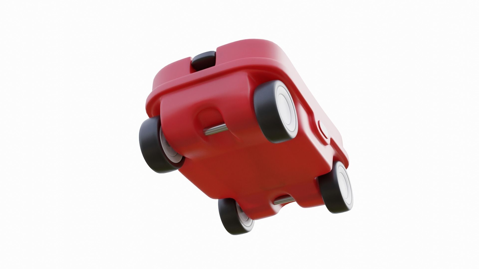 Kids Wagon Version 2 Low-poly 3D model_13