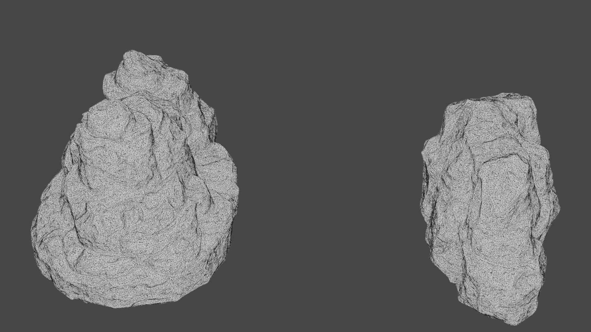 10 Model Desert Cliffs pack Vol2 Low-poly 3D model_2