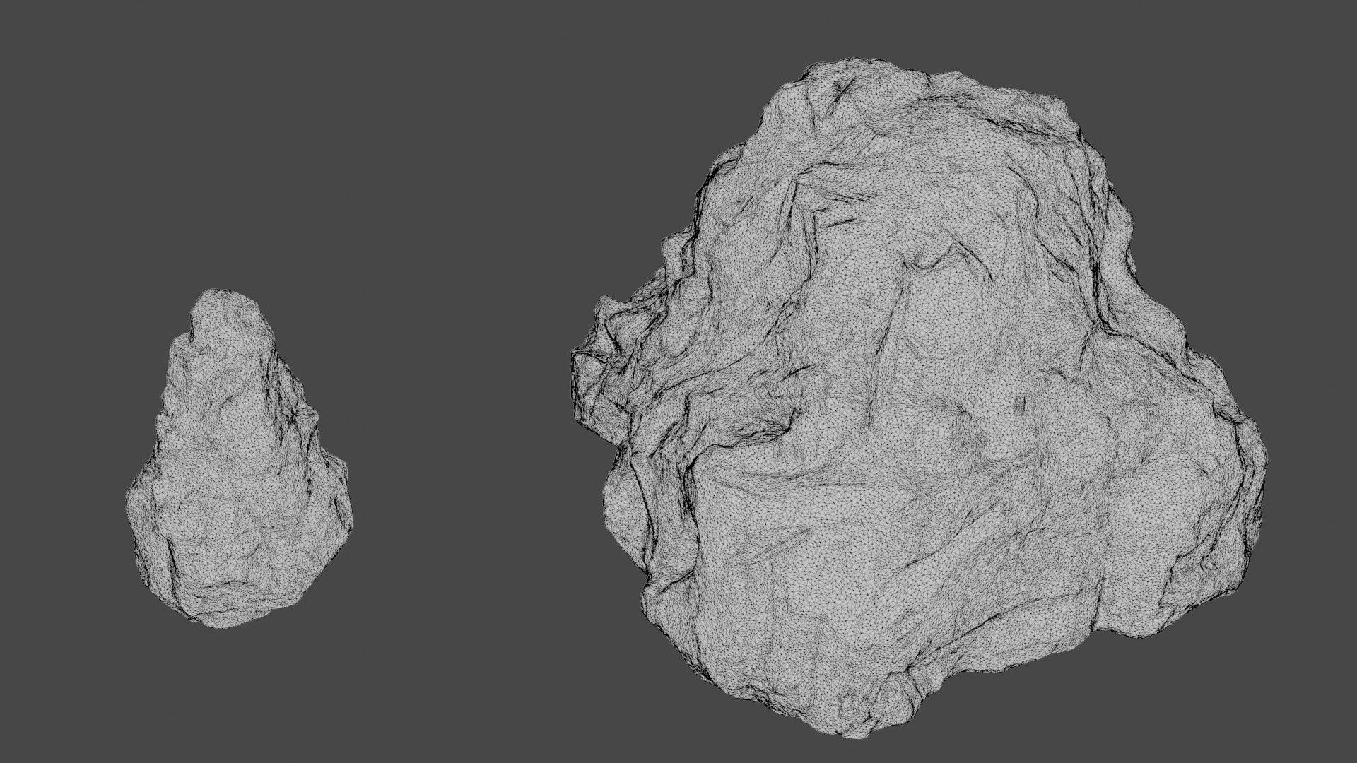 10 Model Desert Cliffs pack Vol2 Low-poly 3D model_11