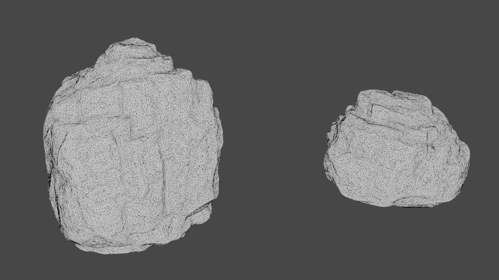 10 Model Desert Cliffs pack Vol2 Low-poly 3D model_4