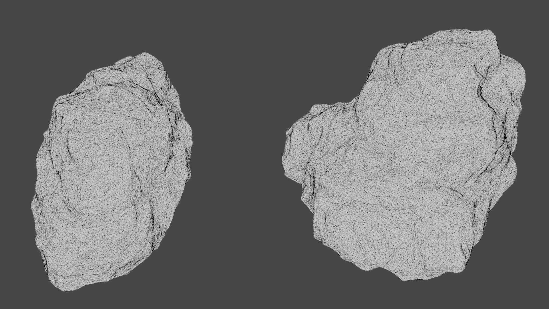 10 Model Desert Cliffs pack Vol2 Low-poly 3D model_3