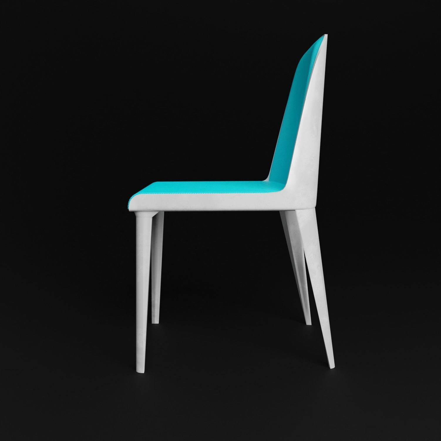 laja 880 chair  Low-poly 3D model_5