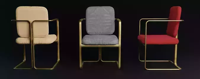 marta sala edition chair Low-poly 3D model