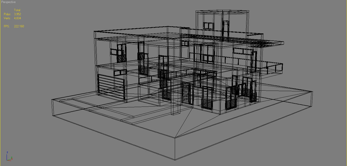 Modern House 16 3D model_9