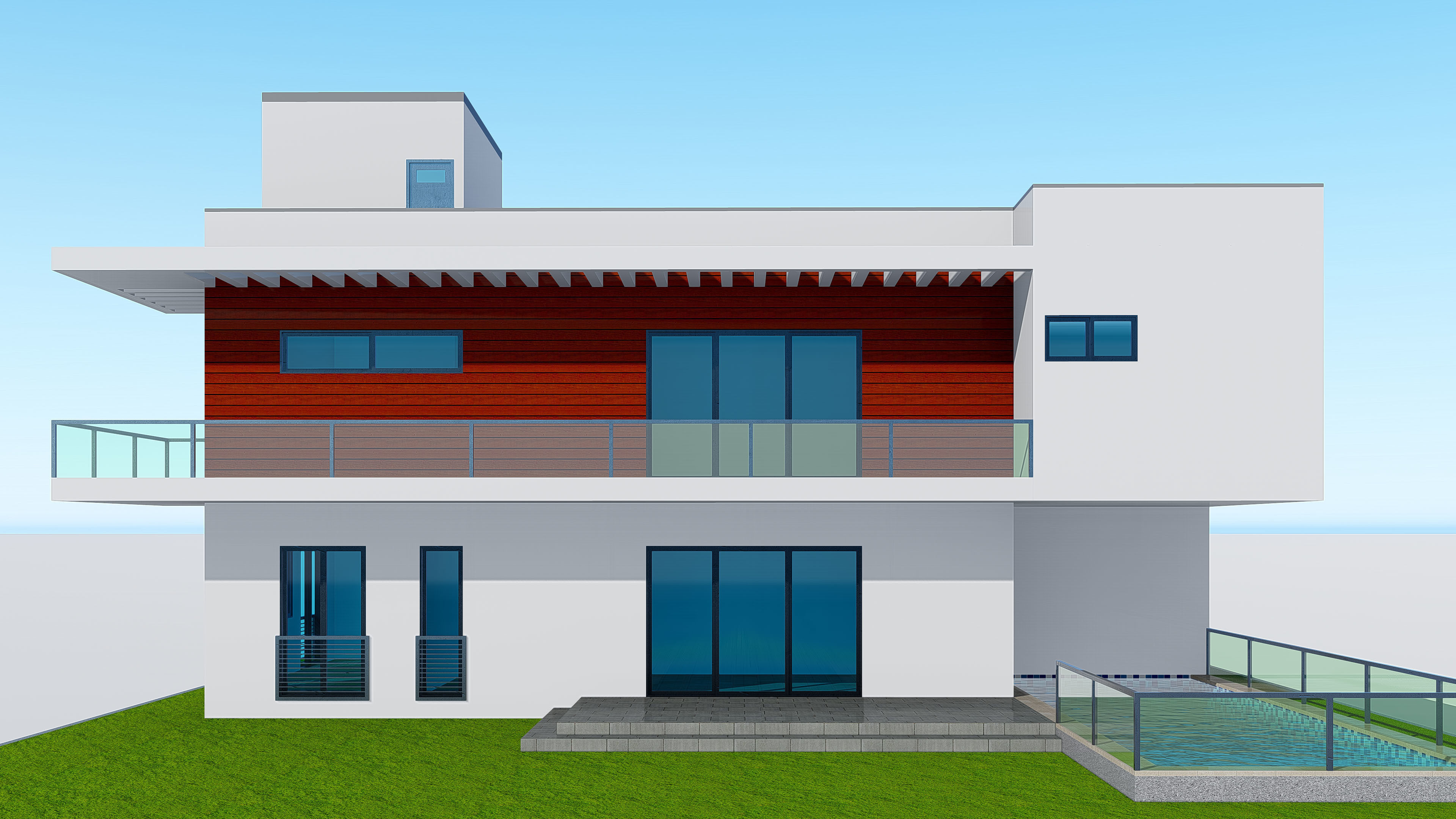 Modern House 16 3D model_20