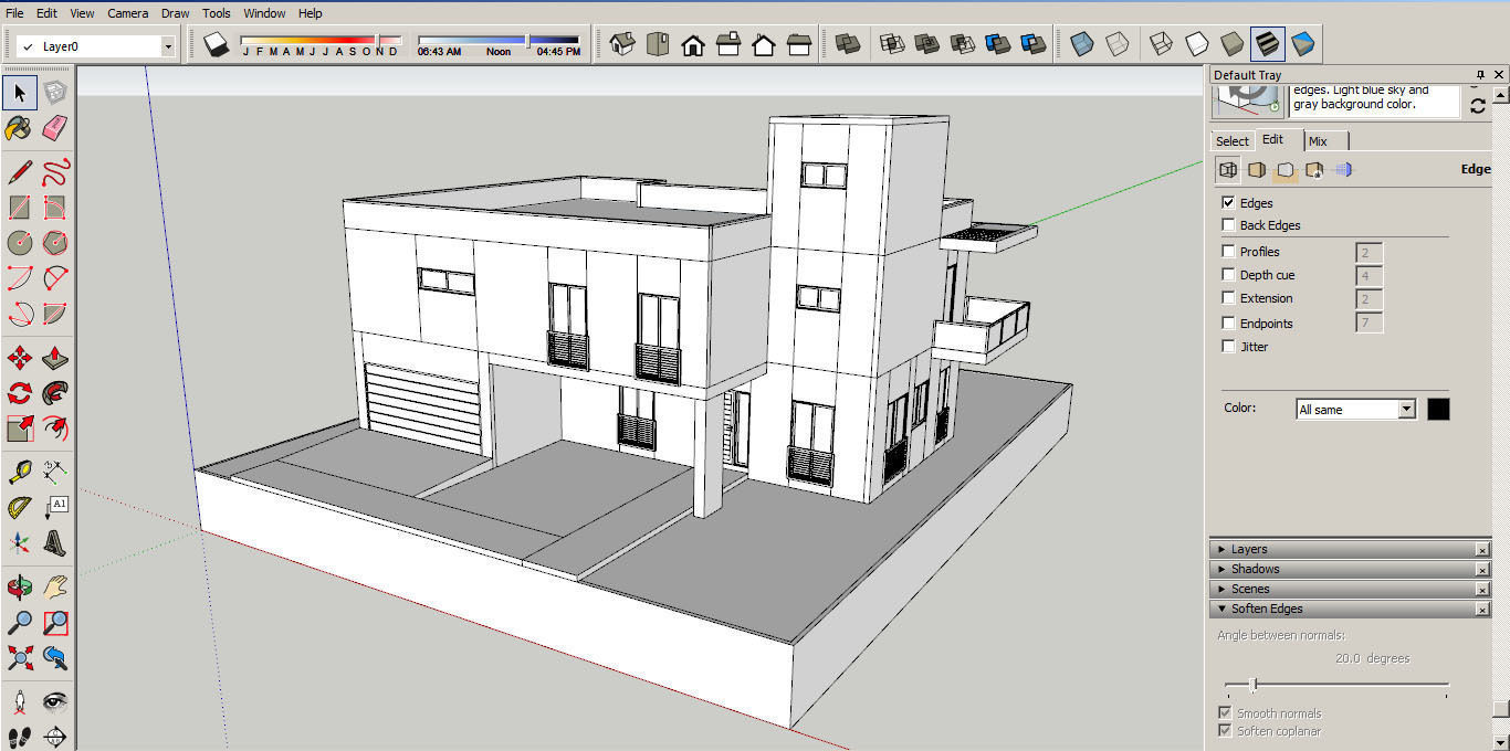 Modern House 16 3D model_13