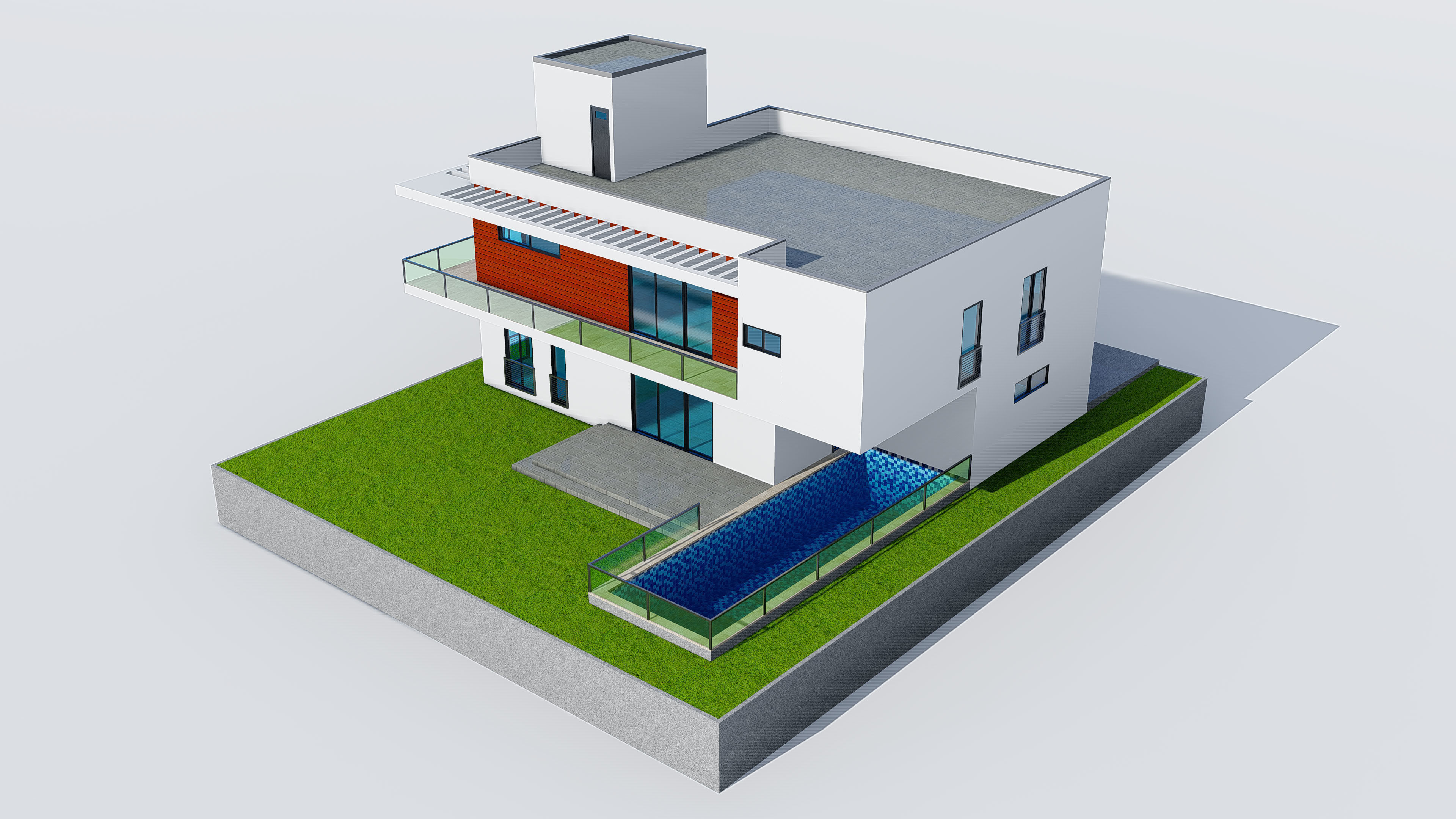 Modern House 16 3D model_17