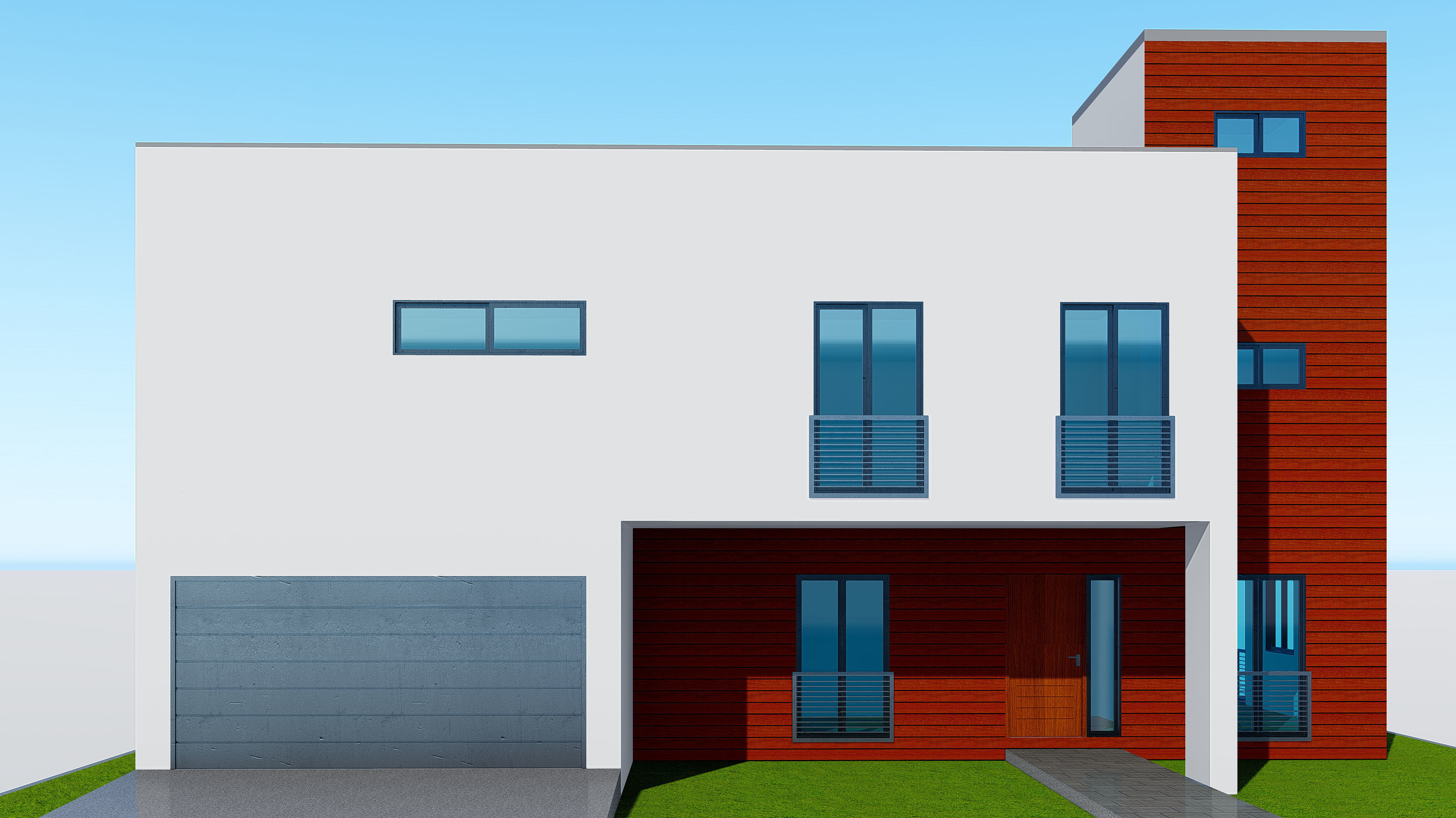 Modern House 16 3D model_19